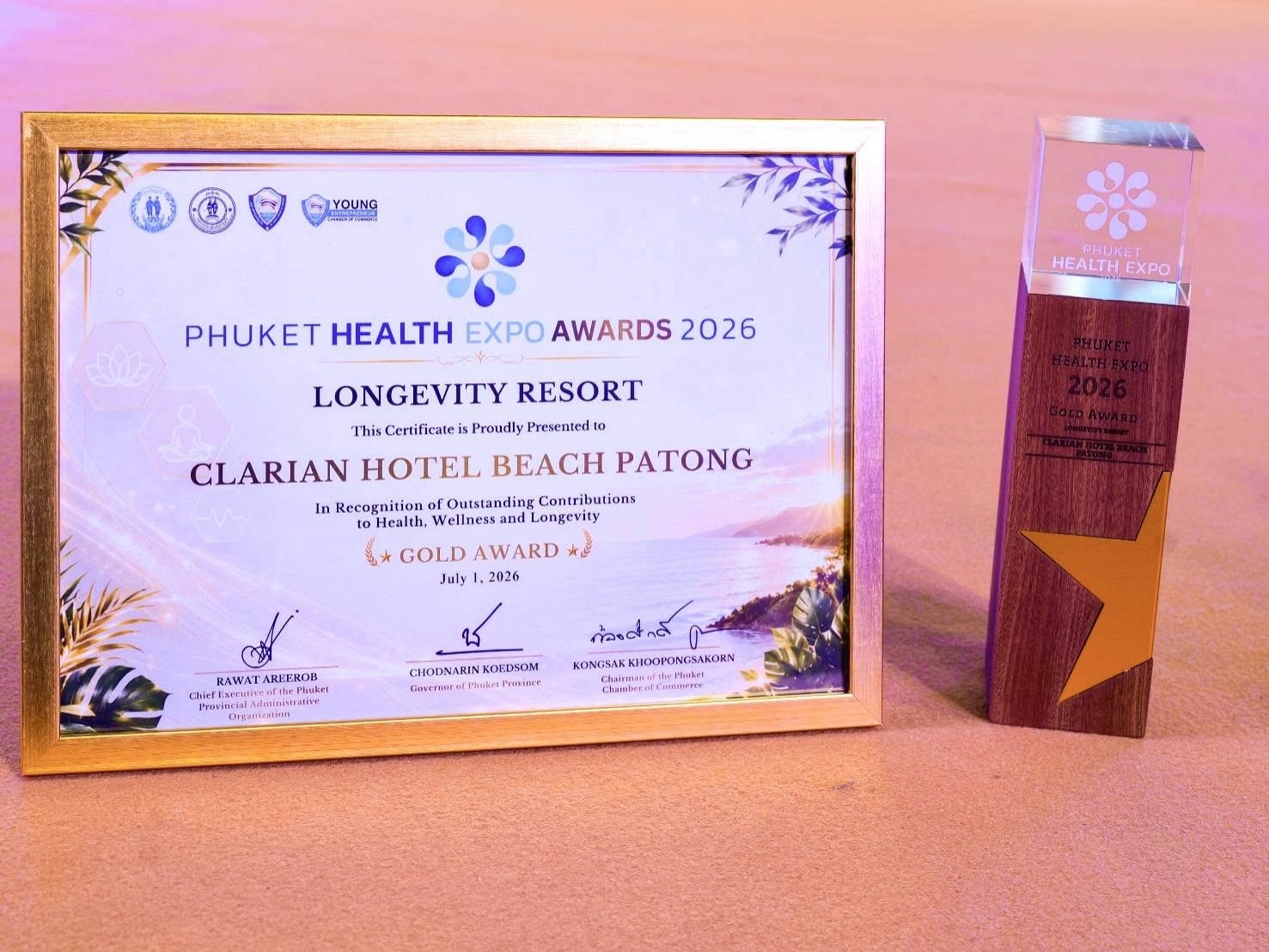 Gold Award at Phuket Health Expo Awards 2026