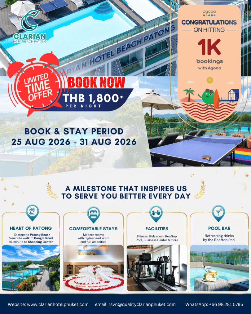 Clarian Hotel Beach Patong